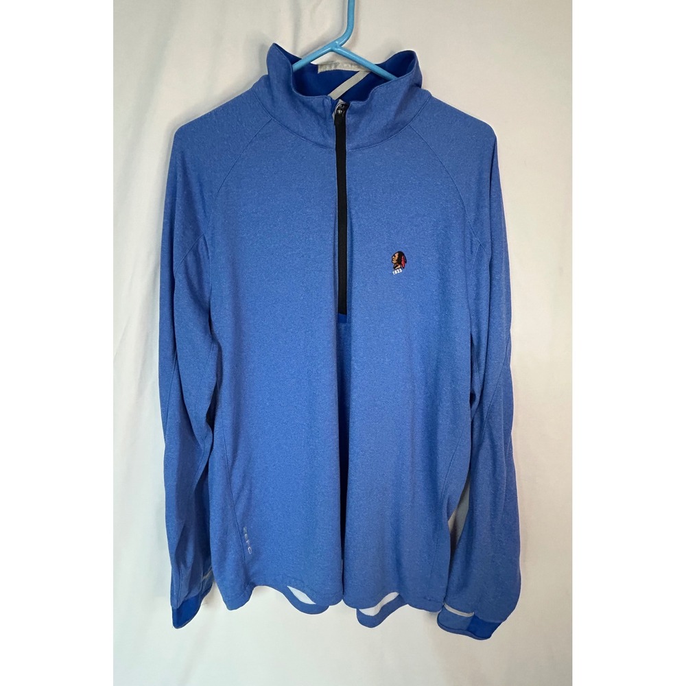 Zero Restriction Mens Blue 1/4 Zip Golf Pullover Sunnehanna County Club Large - Picture 10 of 16